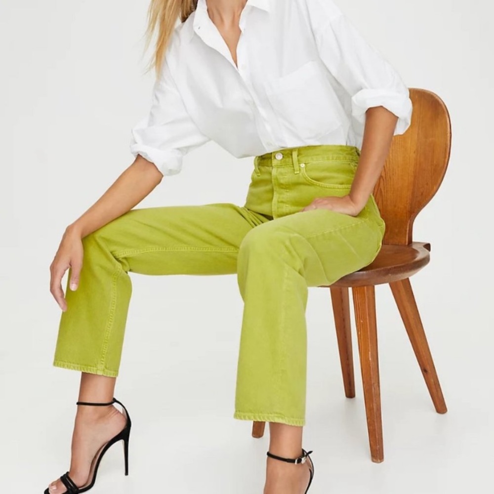 Rare Agolde 90s Matcha Loose Fit Jeans